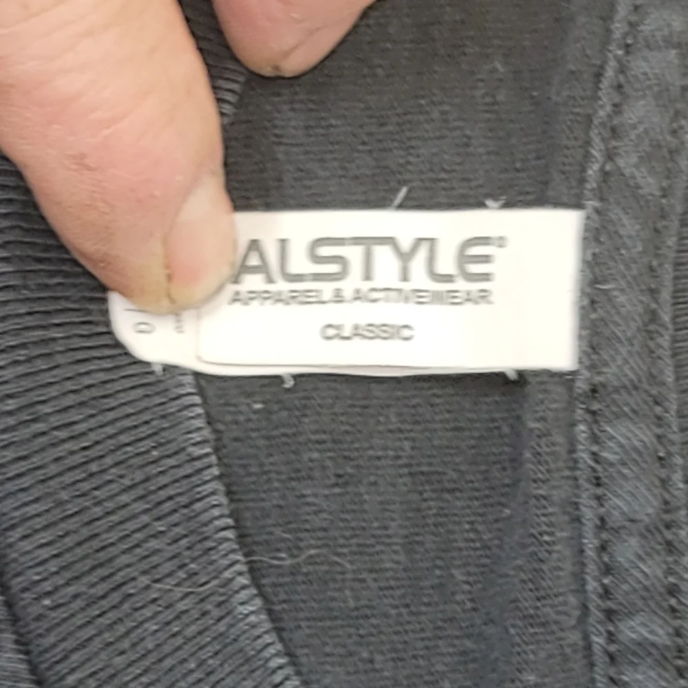 3/625. Alstyle Short Sleeve T-Shirt Black Sz L - Picture 6 of 8